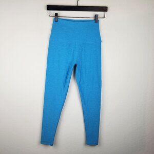 Beyond Yoga Blue Spacedye High Rise Ankle Leggings S